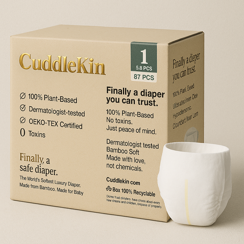 Cuddle-Kin Bamboo Diapers - Guaranteed Rash & Leak Free