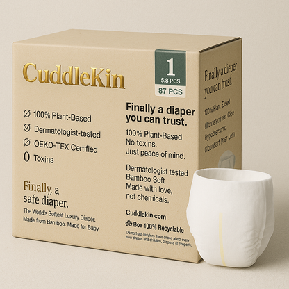 Cuddle-Kin Bamboo Diapers - Guaranteed Rash & Leak Free